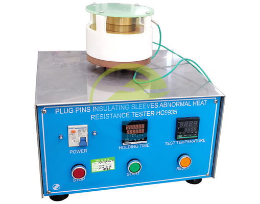 좋은 가격 IEC60884 표준 준수 플러그 소켓 테스터, 20mm 황동 버튼 작동 및 절연 슬리브 테스트를 위한 7±0.5mm 거리 온라인으로