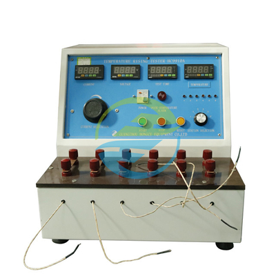 좋은 가격 HC9910A 6 스테이션 0-150°C 고 정밀 플러그 핀 온도 상승 검사 0-125A 전류 테스트 <12V 전압 220V 50HZ 전원 공급 IEC UL 표준 전기 안전 테스트 장비 플러그 소켓 검사 온라인으로